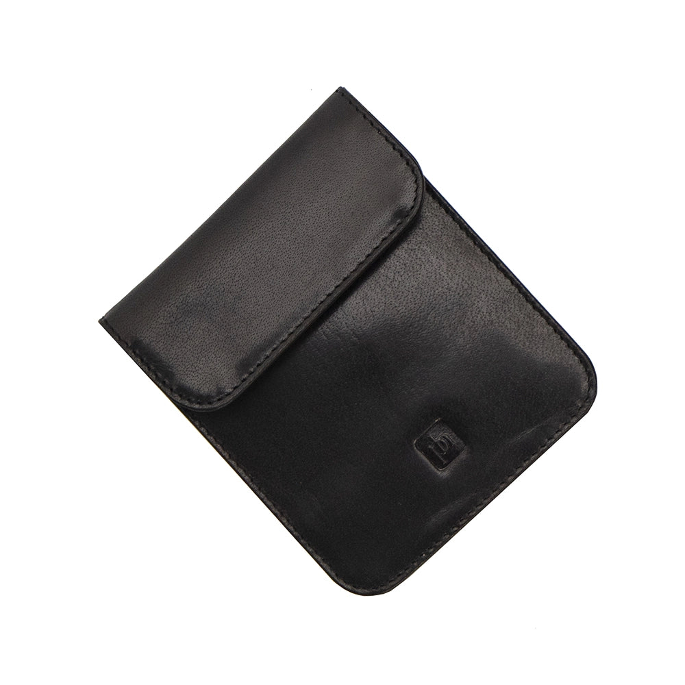 Leather Car Key Fob Pouch -  RFID Safe