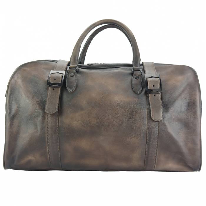 Travel bag Serafino in vintage leather