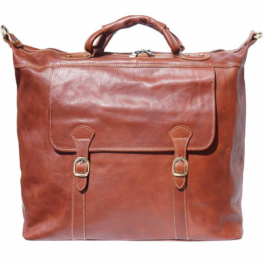 Weekender Leather Travel bag - Brown