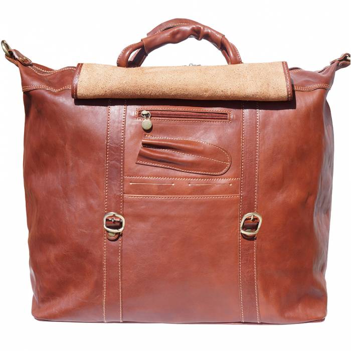 Weekender Leather Travel bag - Brown