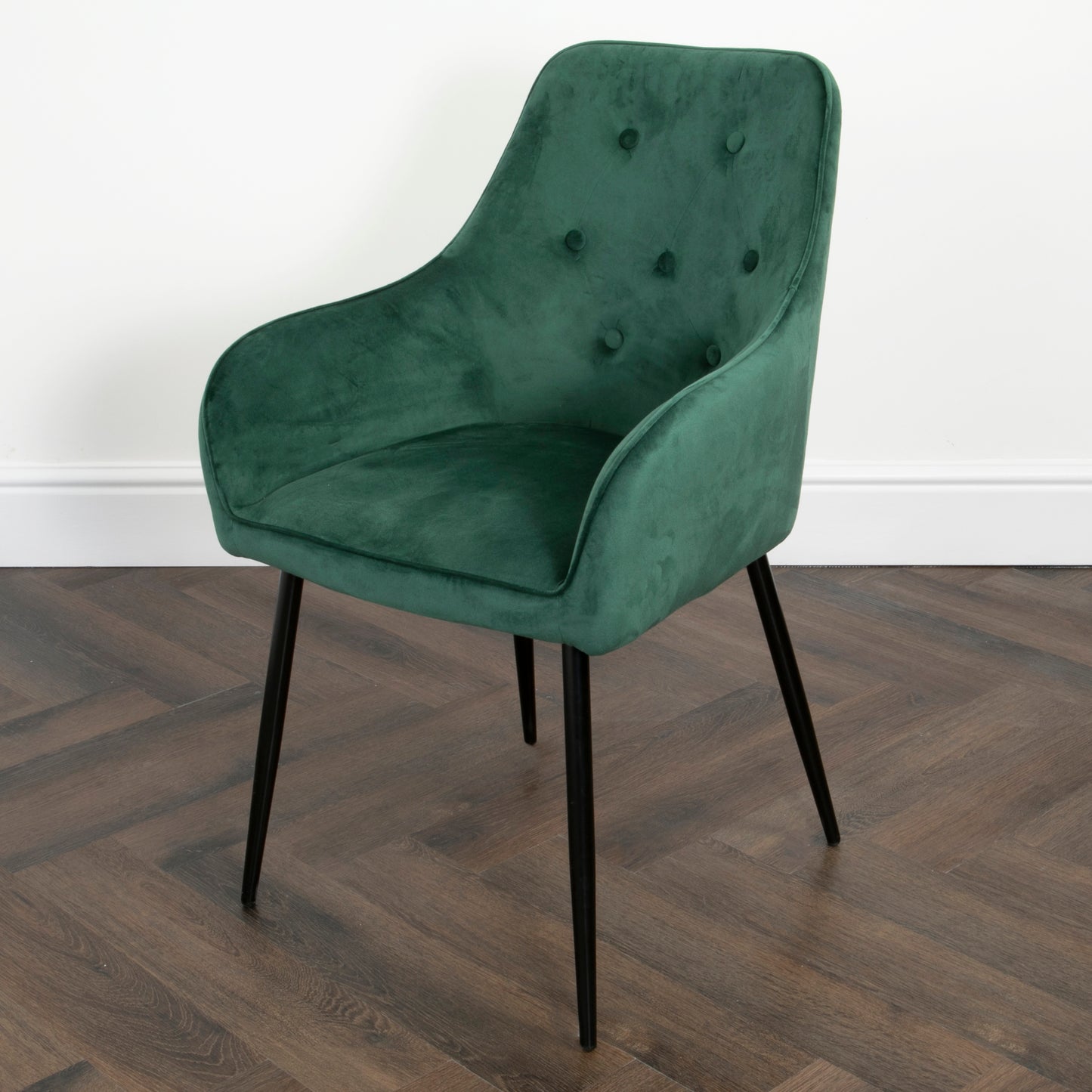 Chesterfield Green Dining Chair set of 2