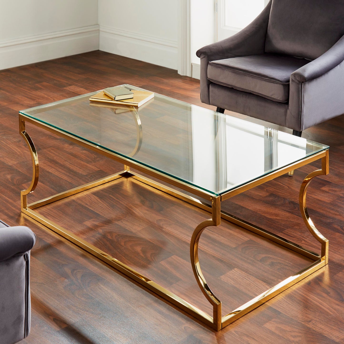 Coffee Table   Rome Gold Coffee Table