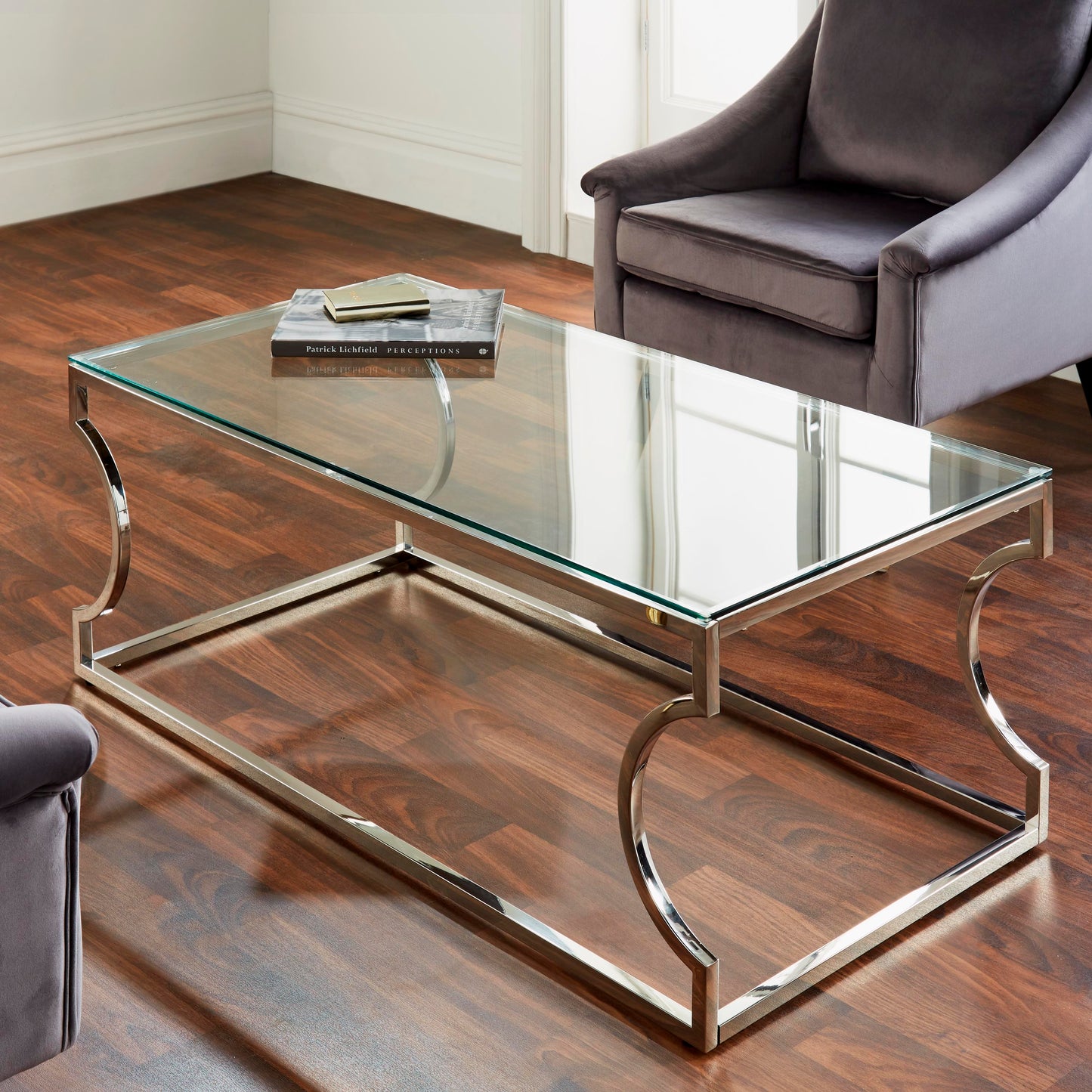 Coffee Table   Rome Silver Coffee Table