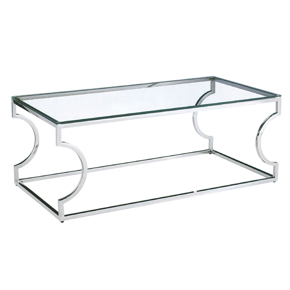 Coffee Table   Rome Silver Coffee Table